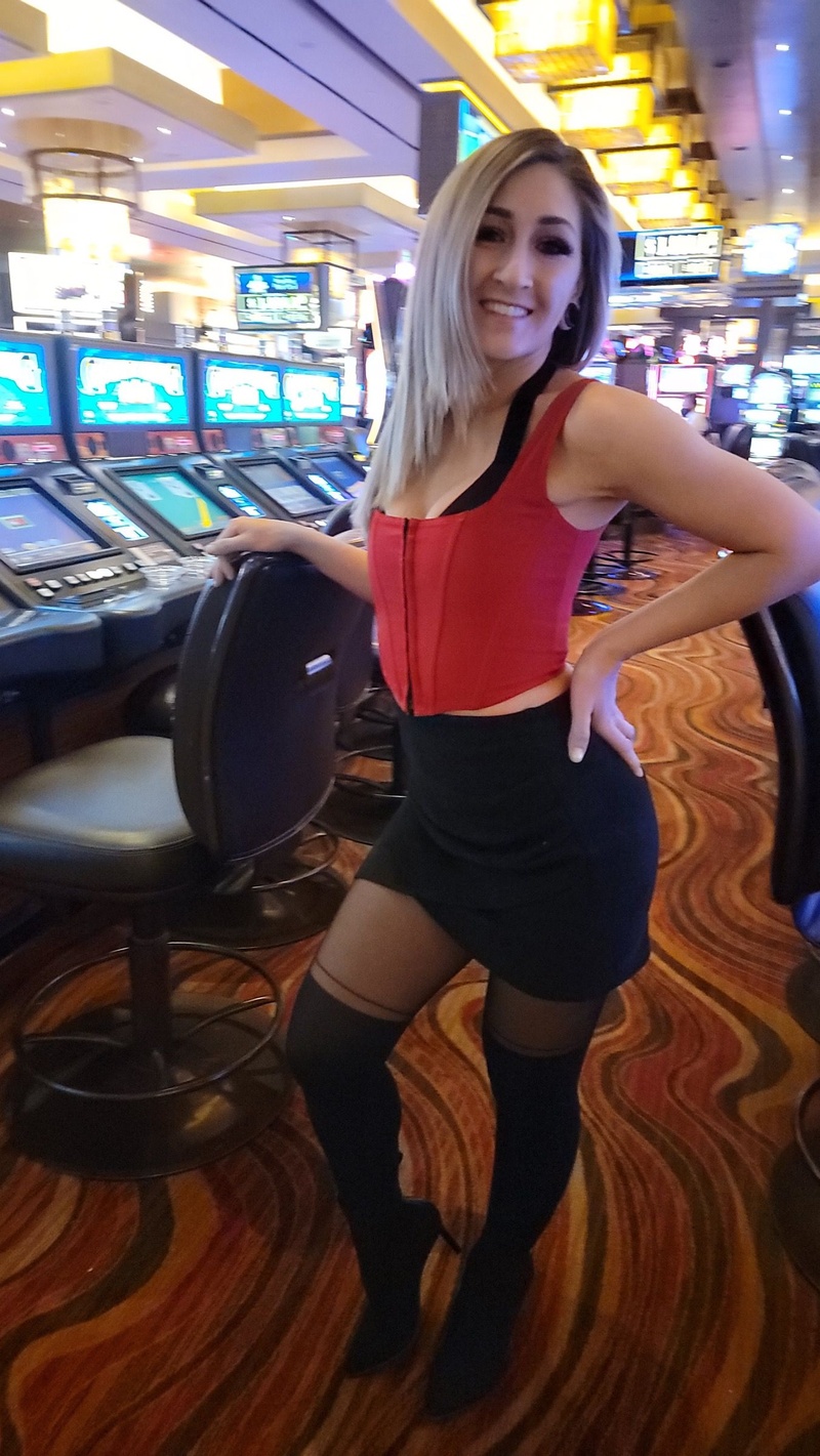 Female model photo shoot of Vegas Cocktail Girl