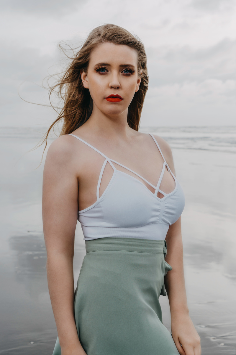 Female model photo shoot of Miss Renee Rose in Foxton Beach, Horowhenua, New Zealand