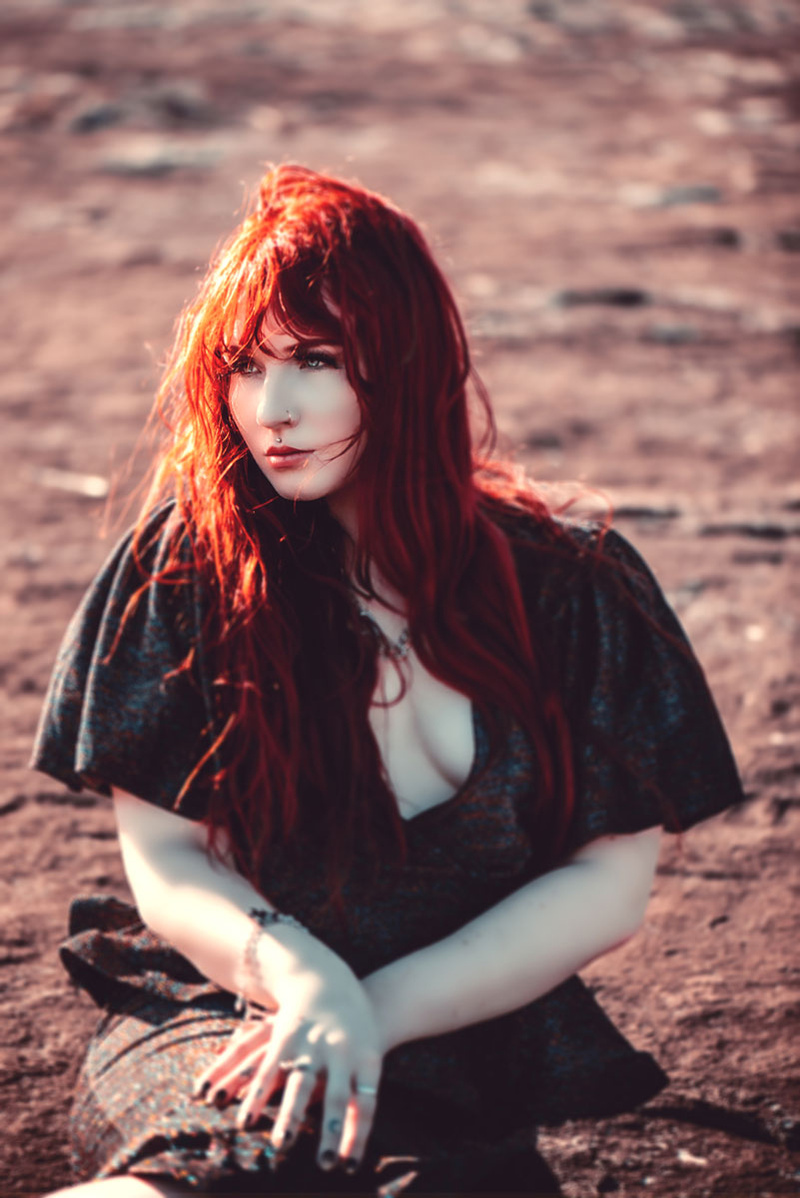 Female model photo shoot of Lilith Jenovax in Arabia Mountain
