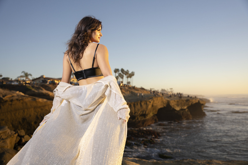 Female model photo shoot of shecharismatic in sunset cliffs