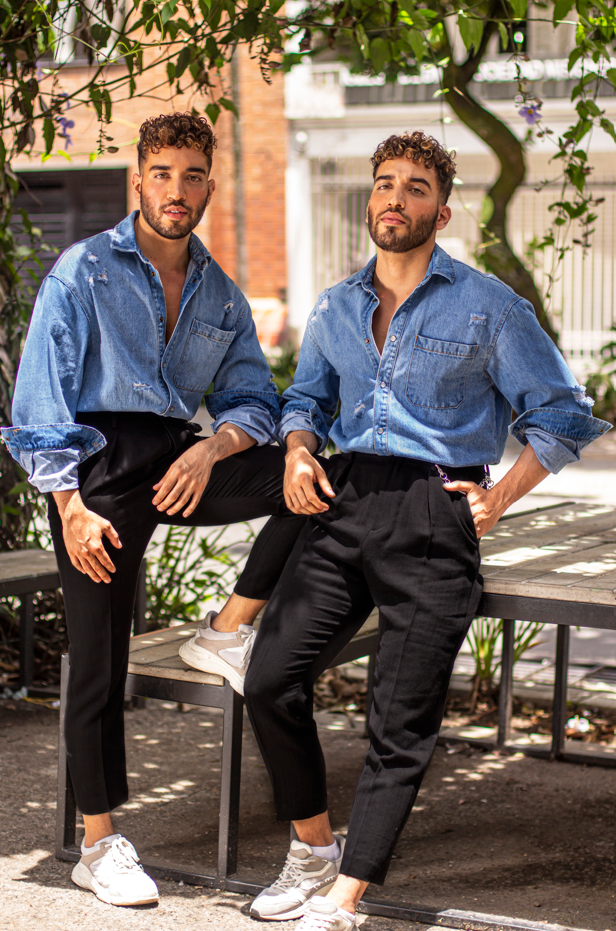 Male model photo shoot of Marulanda Twins