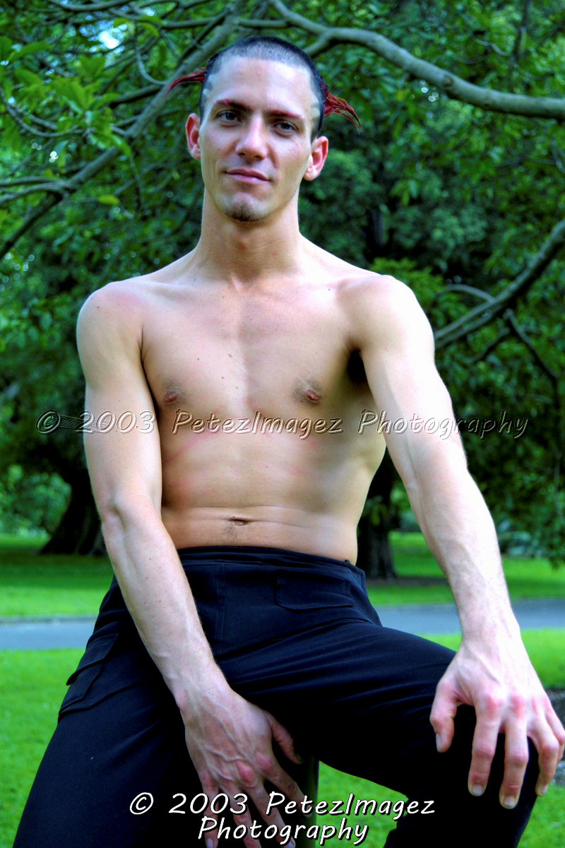 Male model photo shoot of PetezImagez Photography in Botanic Gardens, Sydney, Australia