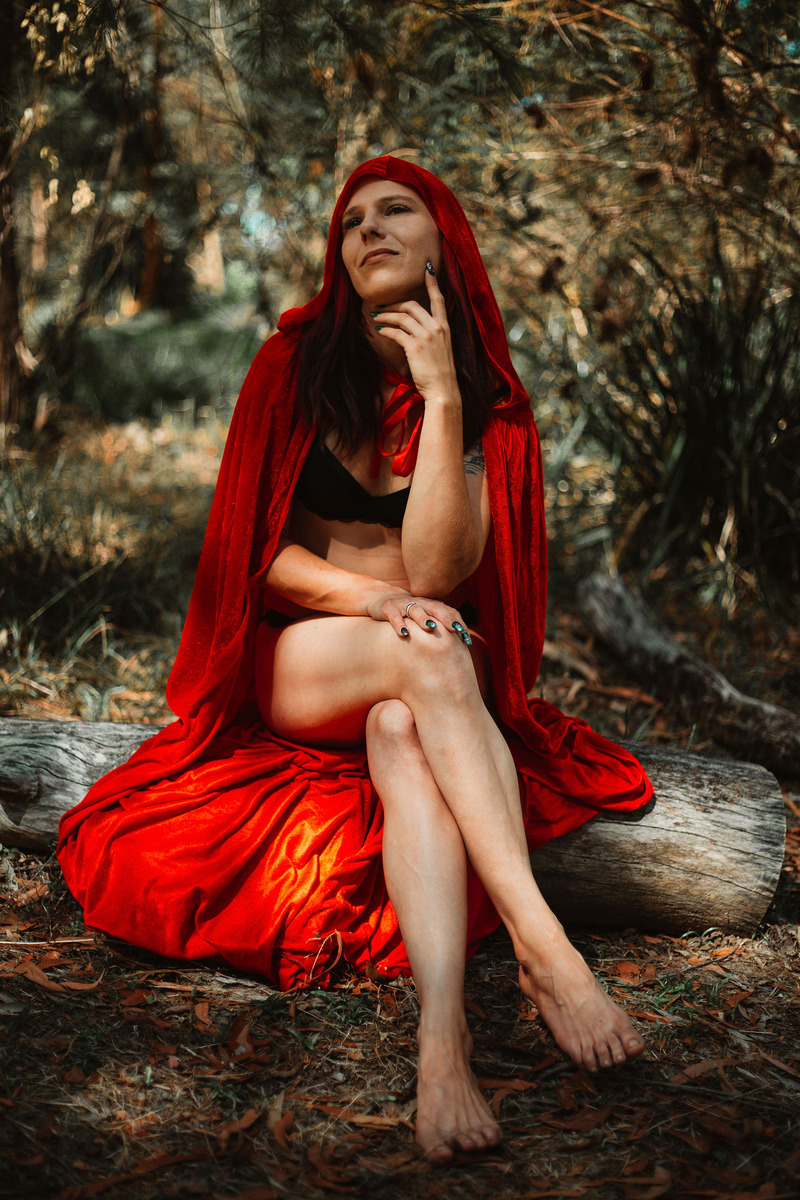 Female model photo shoot of JosieC in Lane Cove National Park, Sydney
