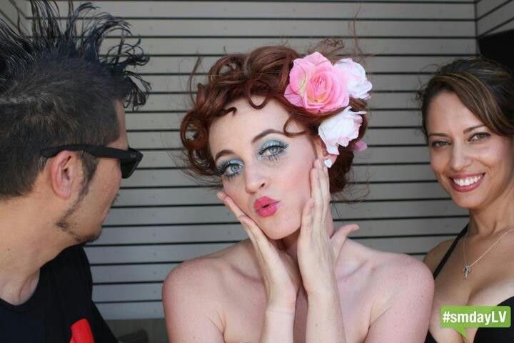 Female model photo shoot of Vegashairchik in las vegas