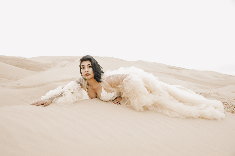 Female model photo shoot of Vero760 in Desert New Years Eve 2022