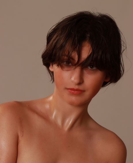 Female model photo shoot of Keras by Dustyhat