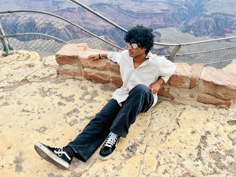Male model photo shoot of krishnaaara in Grand Canyon