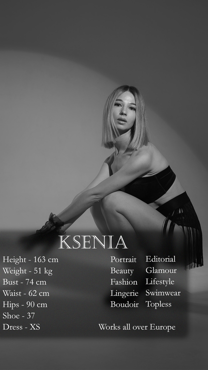 Female model photo shoot of Ksenia_model