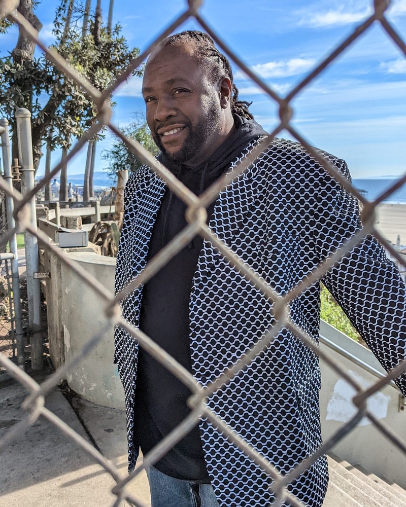 Male model photo shoot of Marshall Clicks in Santa Monica Pier