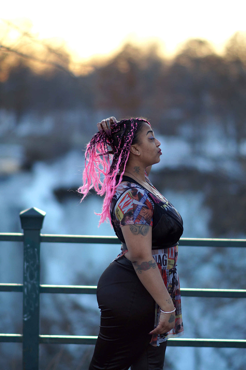 Male and Female model photo shoot of JonECarnes and Ashley Mari  in Minnehaha Falls