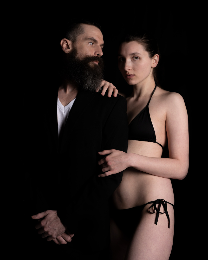 Male and Female model photo shoot of Arthur Ball Images, Jen Helena and MuayTommy