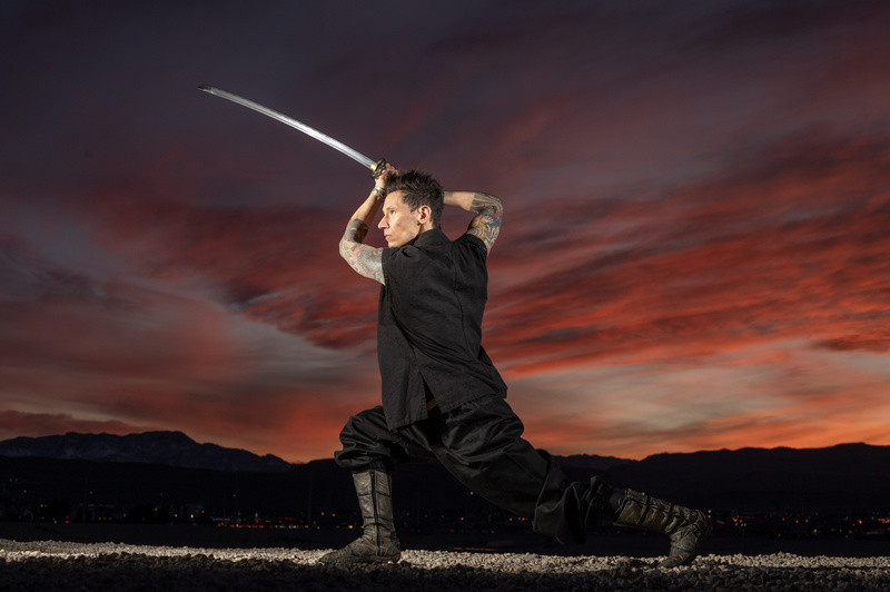 Male model photo shoot of Kung Fu Jordan in Las Vegas, NV