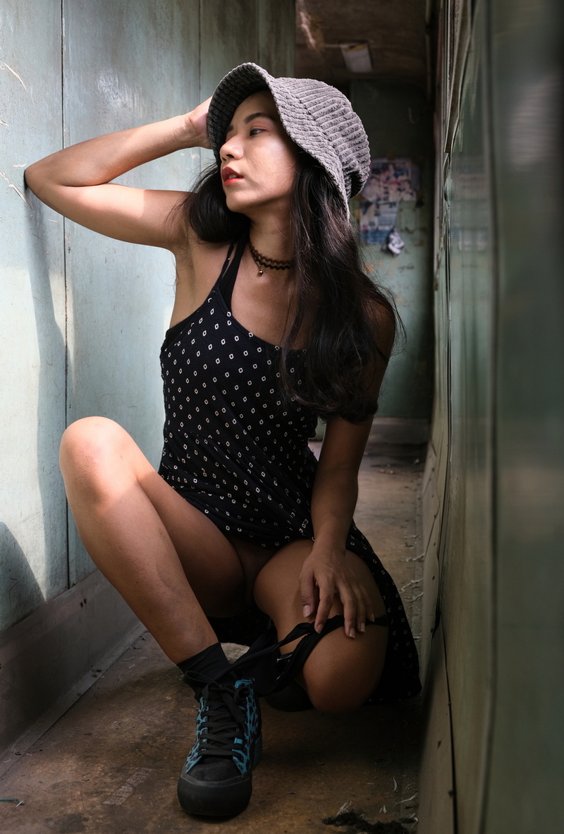 Male and Female model photo shoot of jpxfiles and Daria Randomcrypticgirl in Bangkok