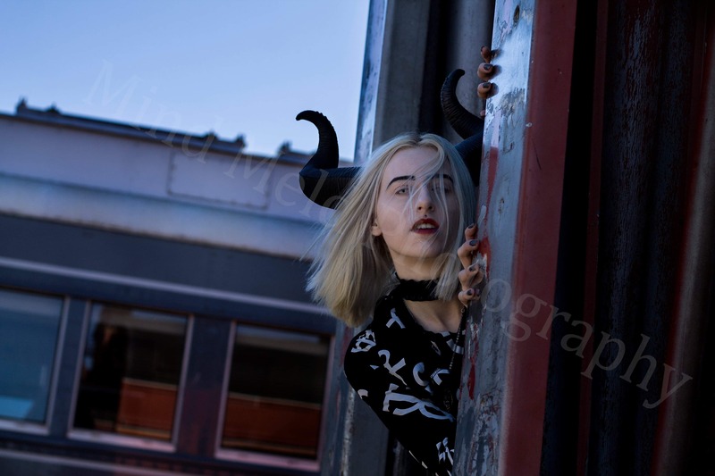 Female model photo shoot of Luna_Devant in Old Sacramento,  California