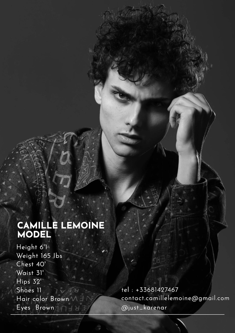 Male model photo shoot of Camillelemoine