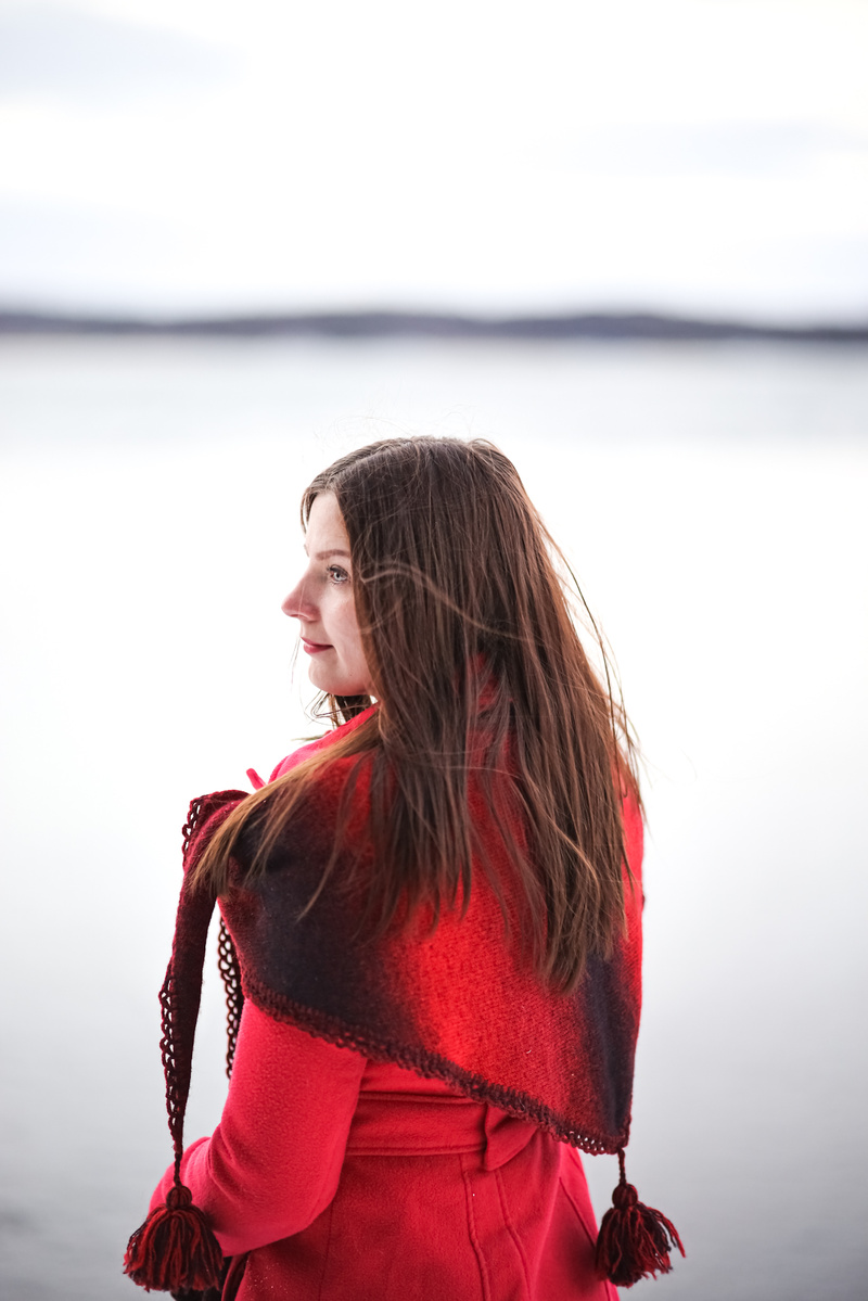 Female model photo shoot of Ilona Maria in Ruissalo, Finland