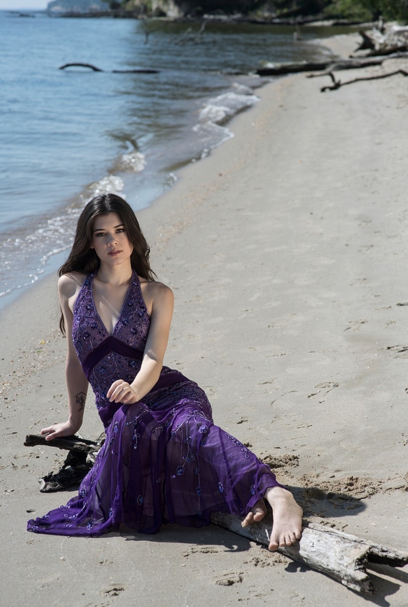 Female model photo shoot of FaithEllis in Chesapeake Bay, MD