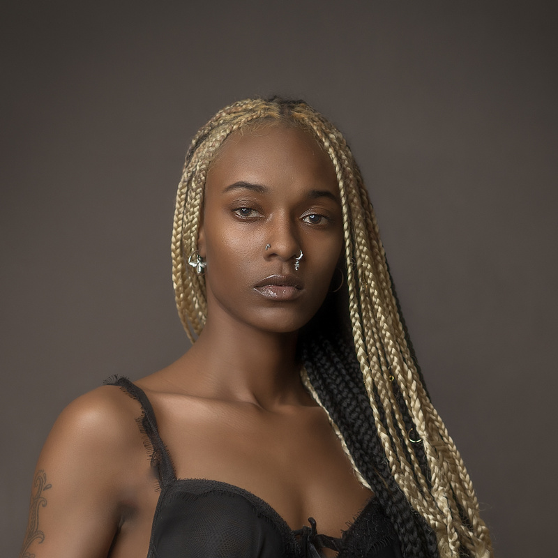 Female model photo shoot of melaninmonroe9 by Platform A Photography