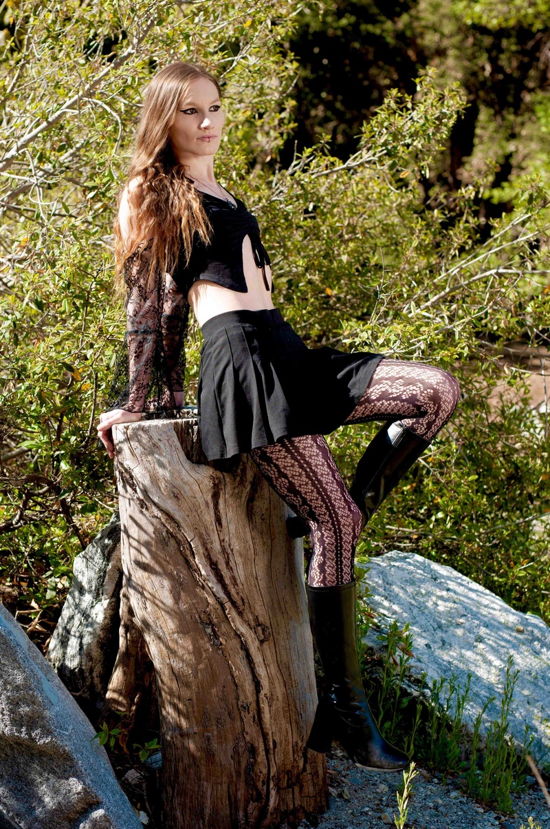 Female model photo shoot of astra_amethyst by Vega Keat Photography in Forest Falls, CA