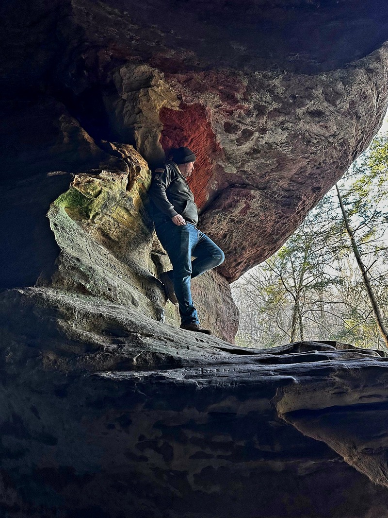 Male model photo shoot of G Moehlman Photography in Hocking Hills, OH