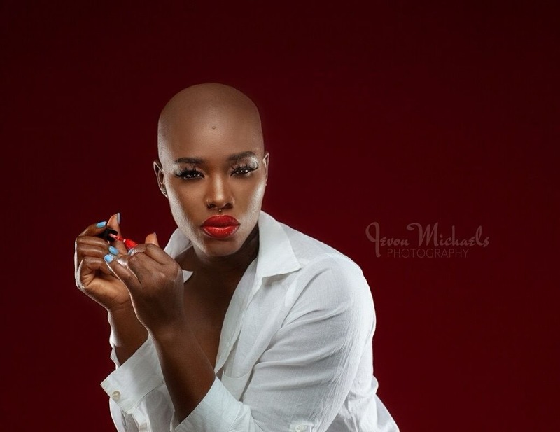 Female model photo shoot of abiekoromah by Jevon Michaels in somewhere in Maryland