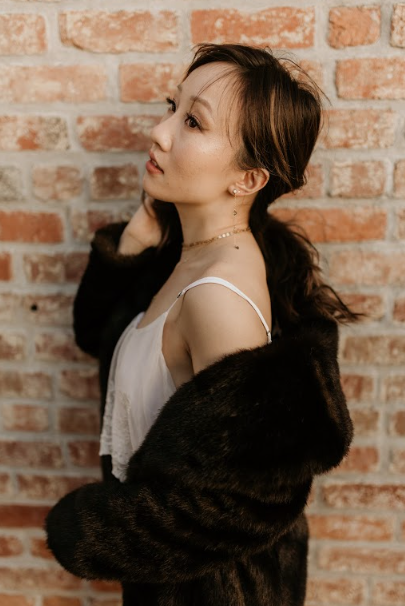 Female model photo shoot of Cat Liu