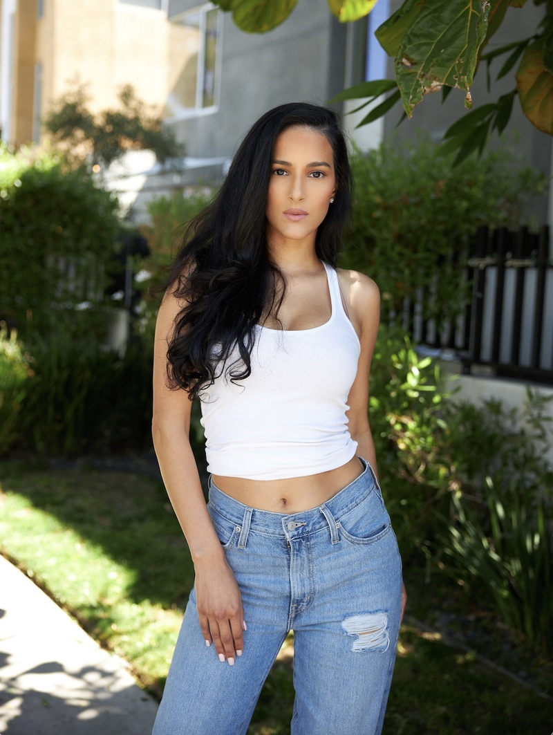 Female model photo shoot of M Priscilla Rodriguez in Downtown, California