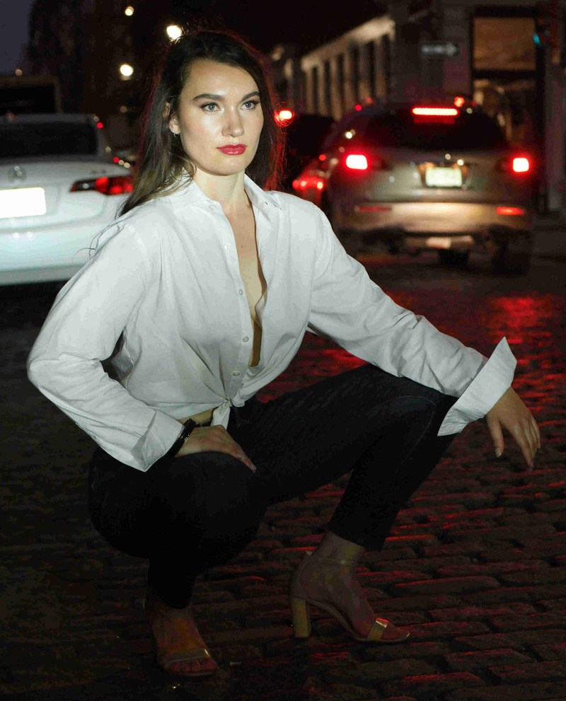 Female model photo shoot of Jeninka Zee in NYC