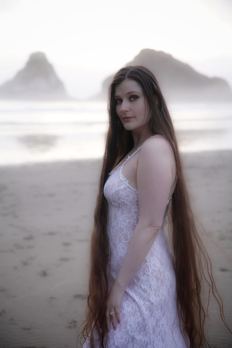 Female model photo shoot of Luna Lily by Irisphoto in Heceta Head, Oregon