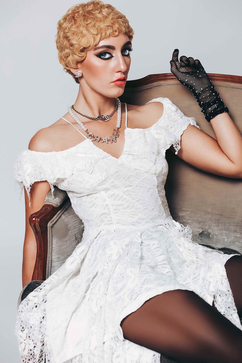 Female model photo shoot of xidrizi by Oxana Jakson