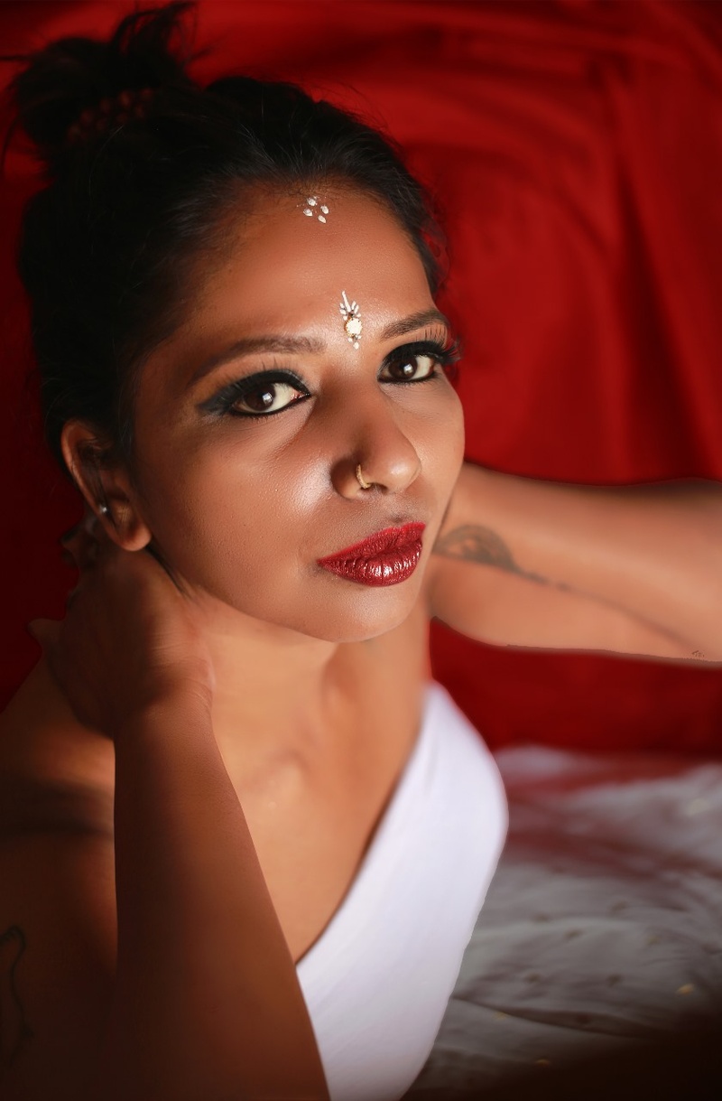 Female model photo shoot of Jaya by Jasin_S in Bangalore