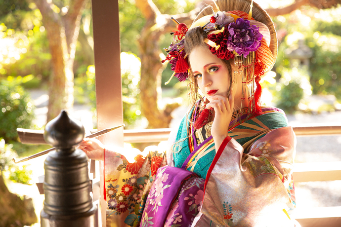 Female model photo shoot of Desdemona von Minx in Kyoto, JP