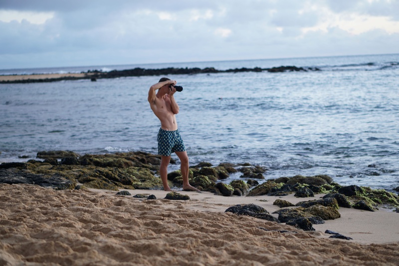 Male model photo shoot of HotlantaVoyeur in Kaua'i, Hawaii