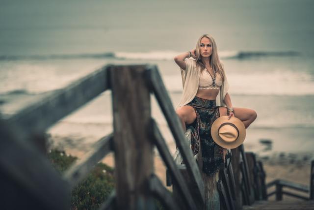 Female model photo shoot of Laura  Ann in pismo beach