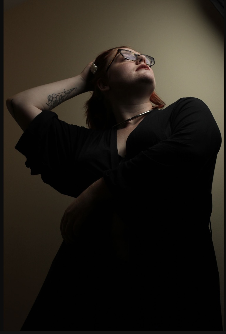 Female model photo shoot of LovableKitten by cameron_obscura