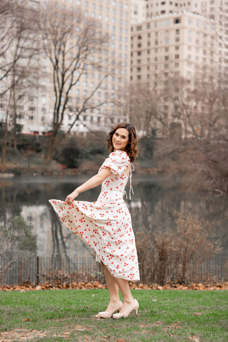 Female model photo shoot of khughes3 in Central Park