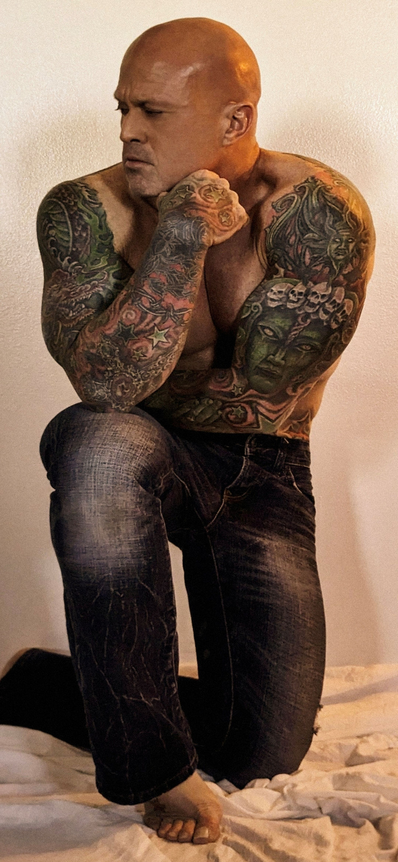 Male model photo shoot of John Stoneface Quinlan