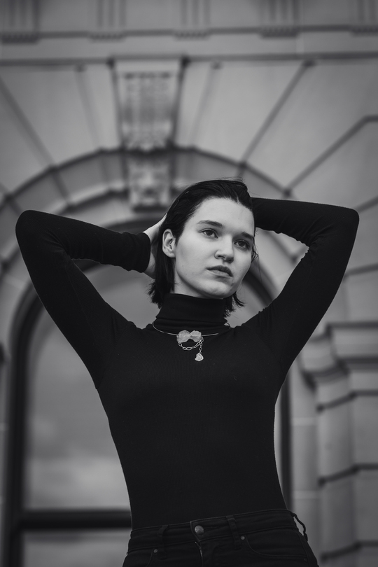Female model photo shoot of Elli Laventeli by Evan M Photography in Melbourne, Australia
