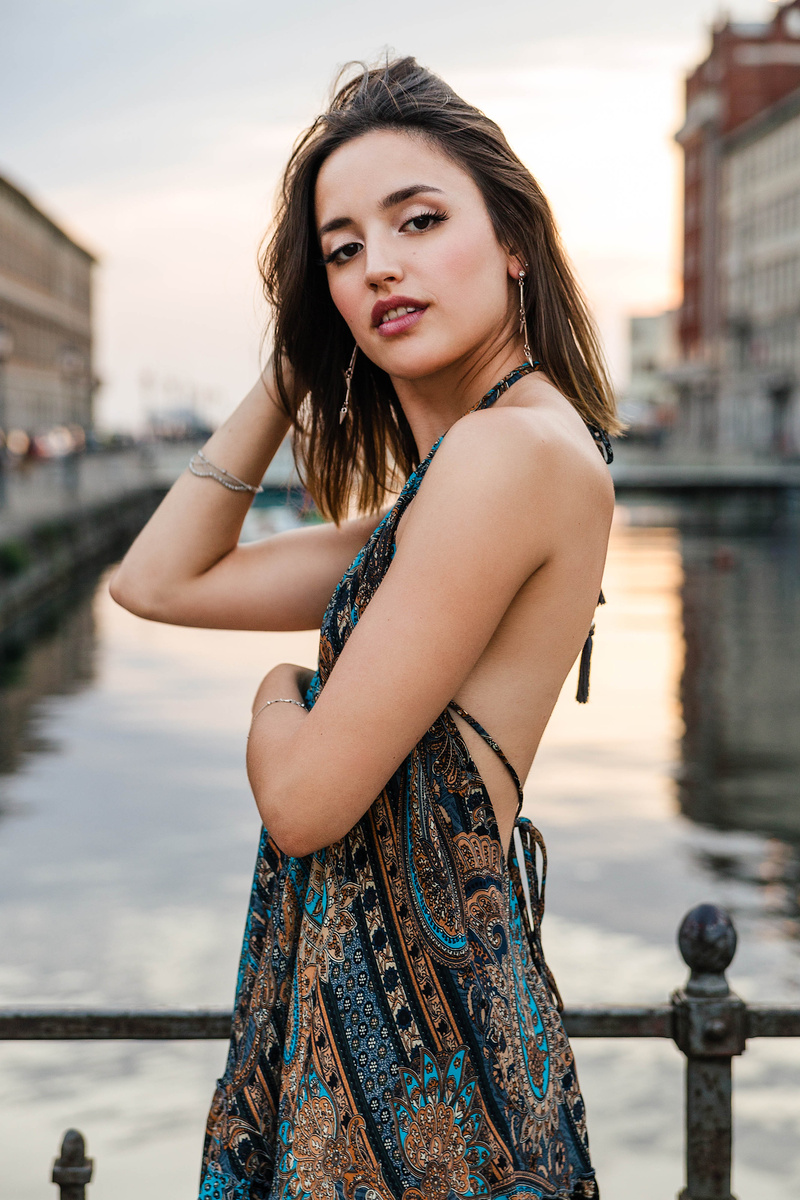 Female model photo shoot of Tamara Benavente in Trieste, Italy