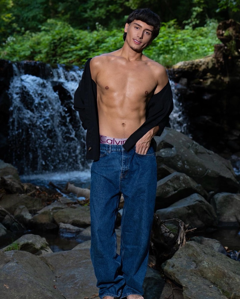 Male model photo shoot of frankiemcgann in Merry Place Park, Havertown PA