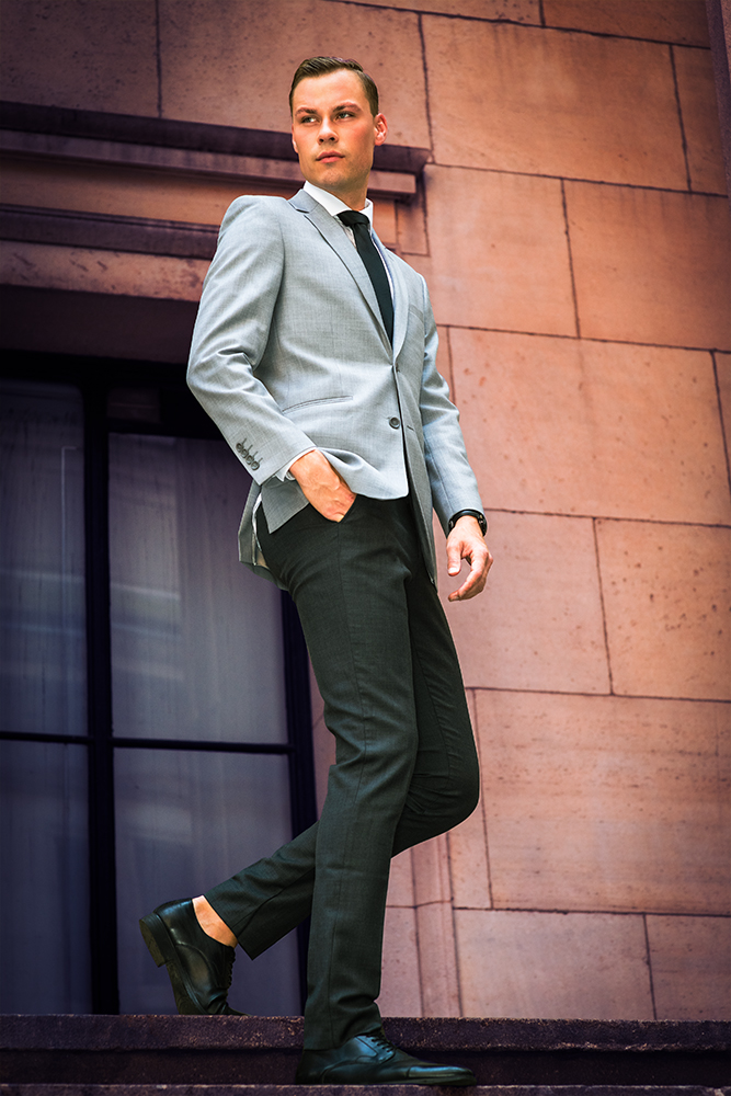 Male model photo shoot of Alexander Image and Sebastian Lysen in New York, New York