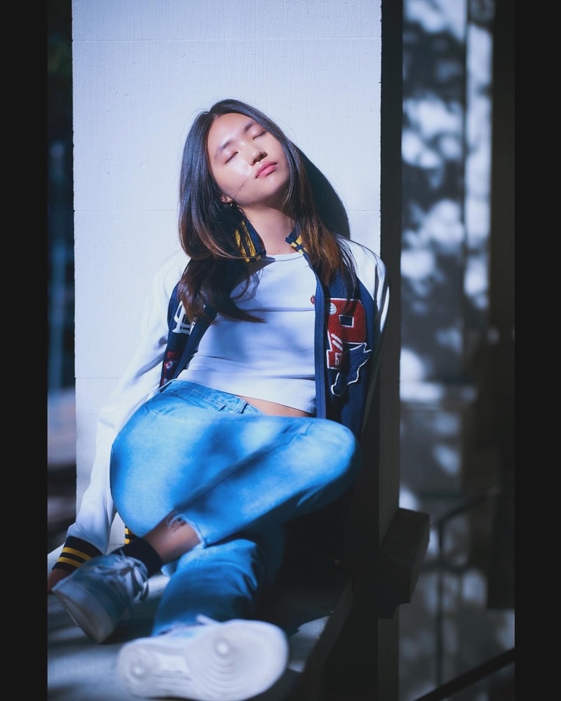 Female model photo shoot of minju yee by ReddPort