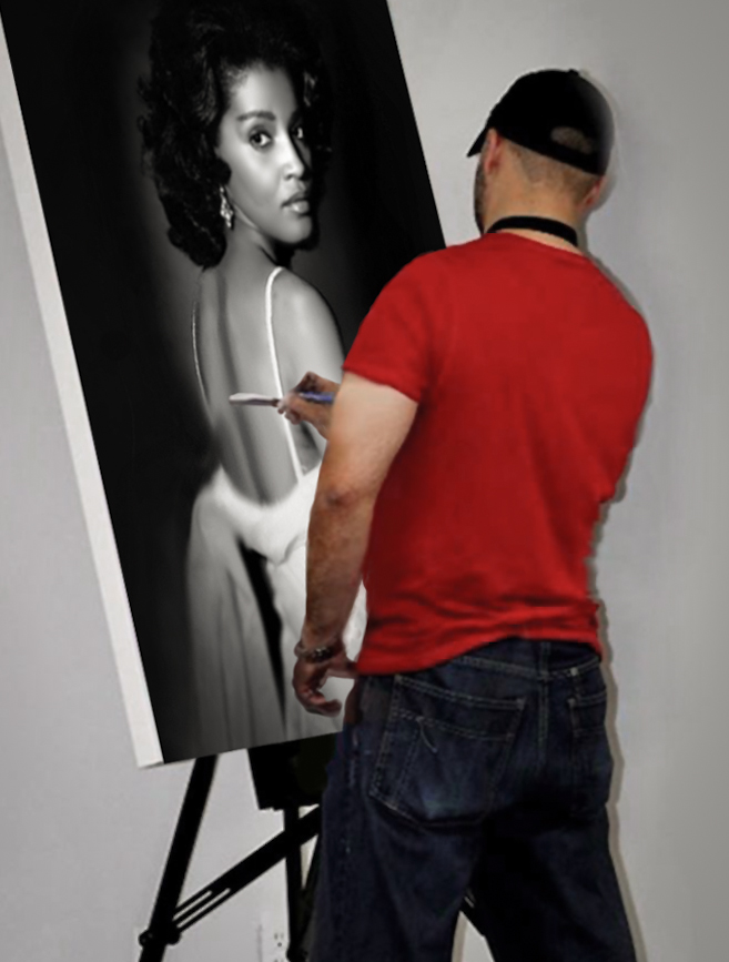 Male model photo shoot of RedSax in Manhattan Gallery Studios