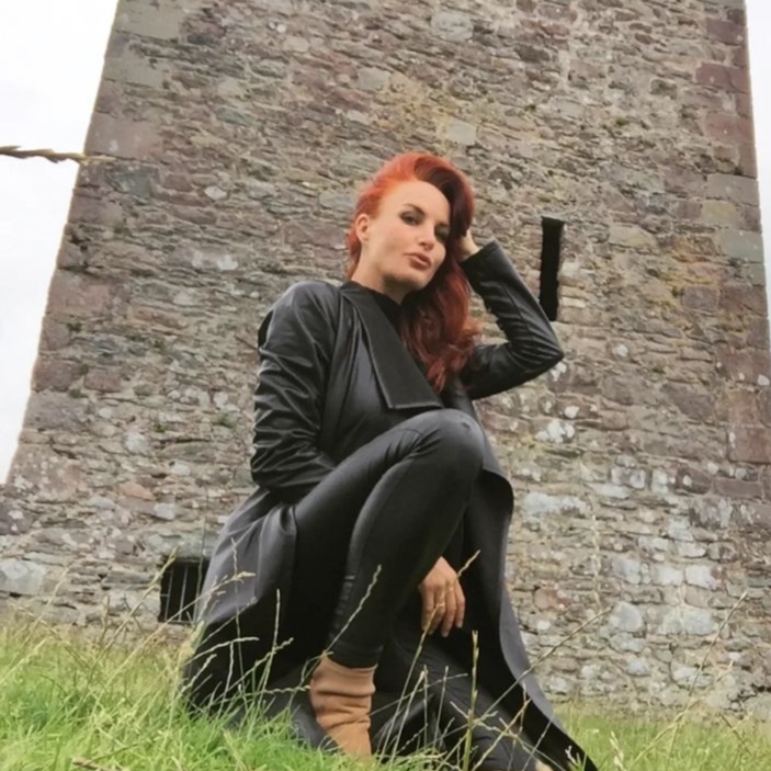 Female model photo shoot of PANTERA in Achill, Ireland