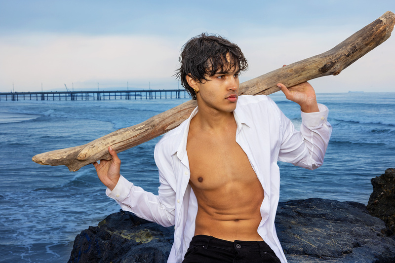 Male model photo shoot of Mark_Wilkinson in Venice Beach, CA