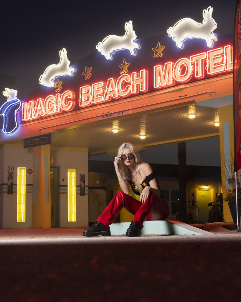 Male model photo shoot of JKS Fine Art in Magic Beach Motel