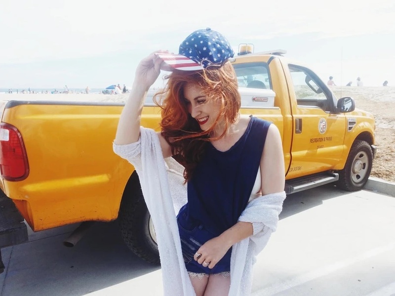 Female model photo shoot of Erin Ashley Goldman in Santa Monica