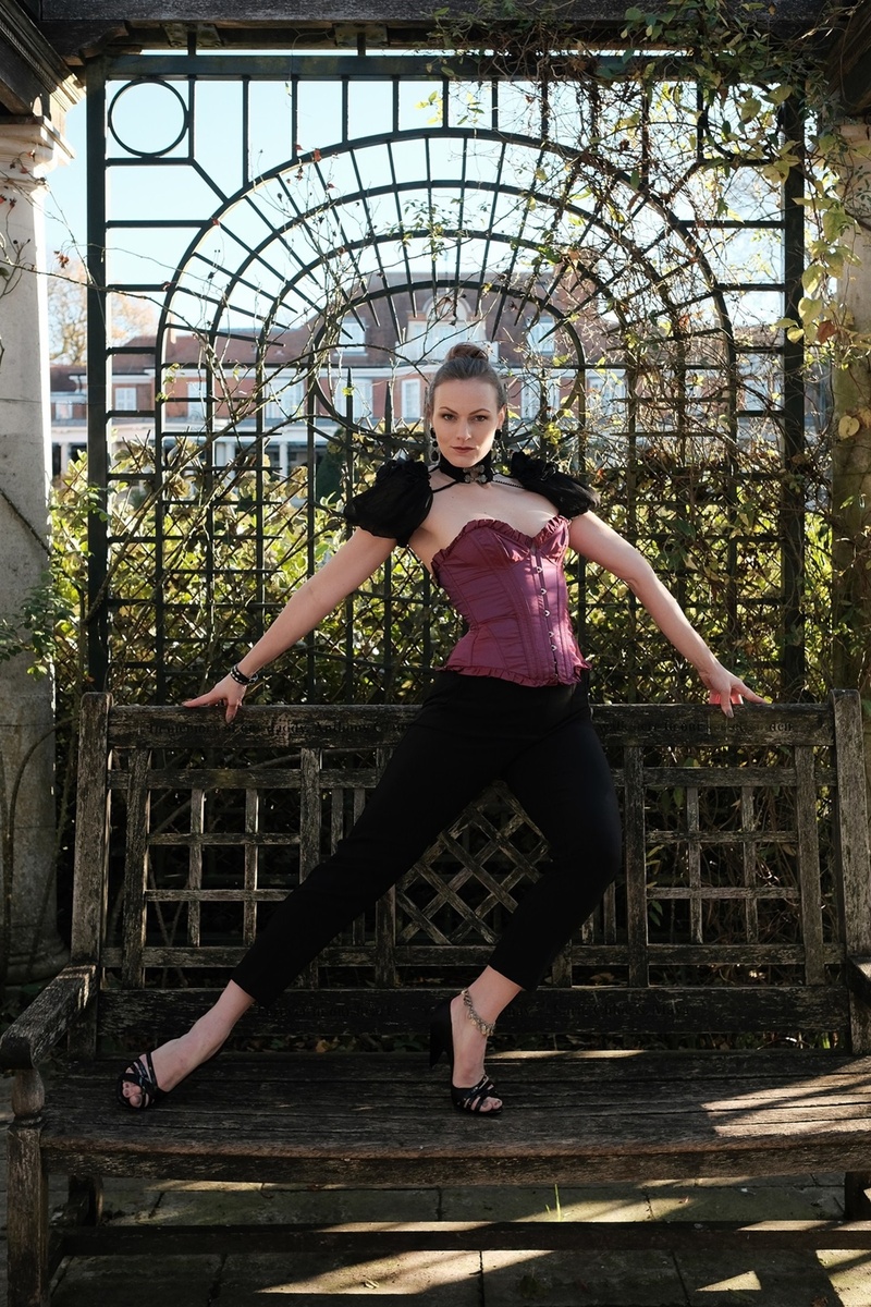 Female model photo shoot of HannaAnman in Pergola and Hill Gardens, Hampstead Heath, London