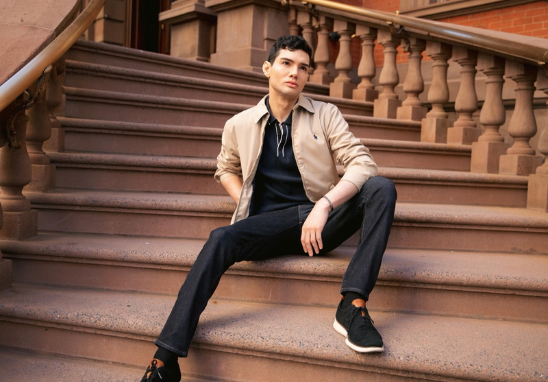 Male model photo shoot of Cuero in Center City Philadelphia