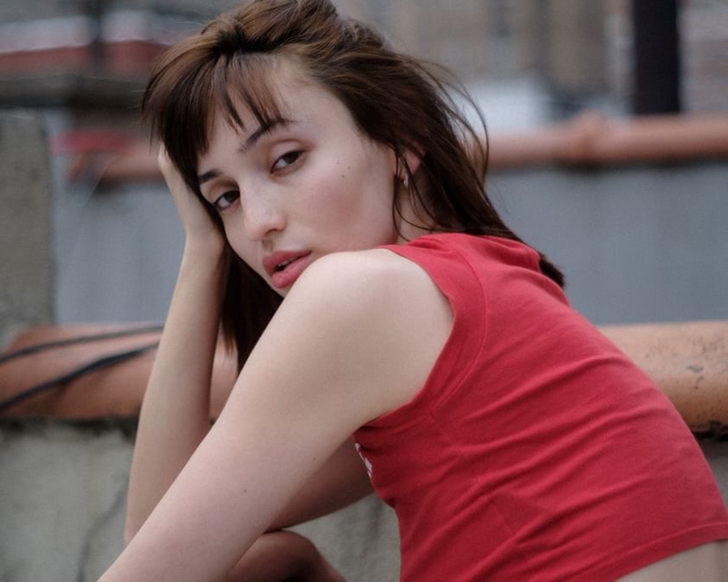 Female model photo shoot of Moxinur  Rayimkulova in New York
